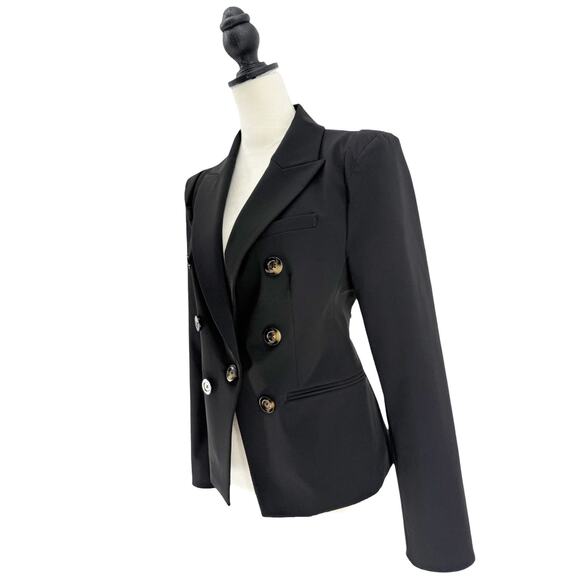 Veronica Beard Zuna Dickey Jacket Blazer in Black Size 10 Medium - Picture 10 of 15
